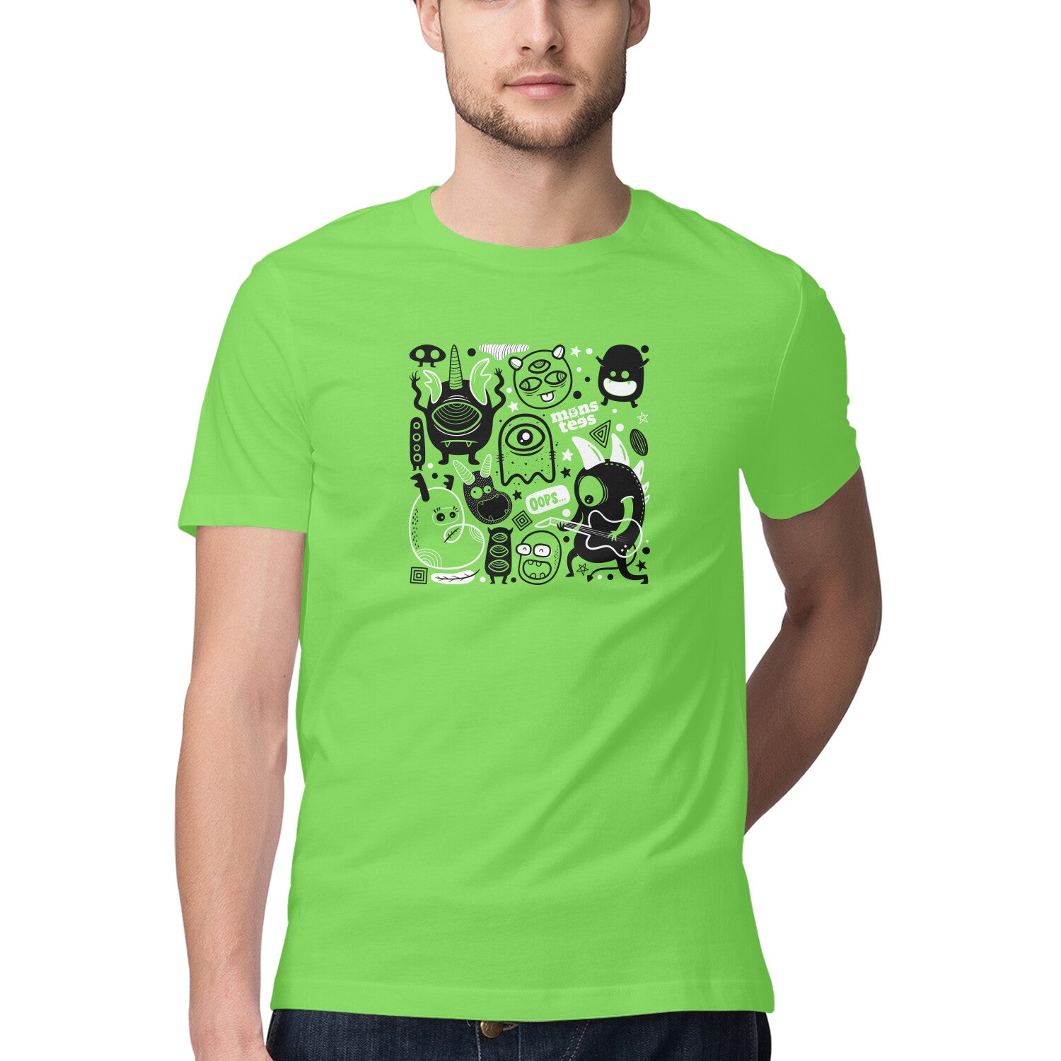 monster collage -men plus