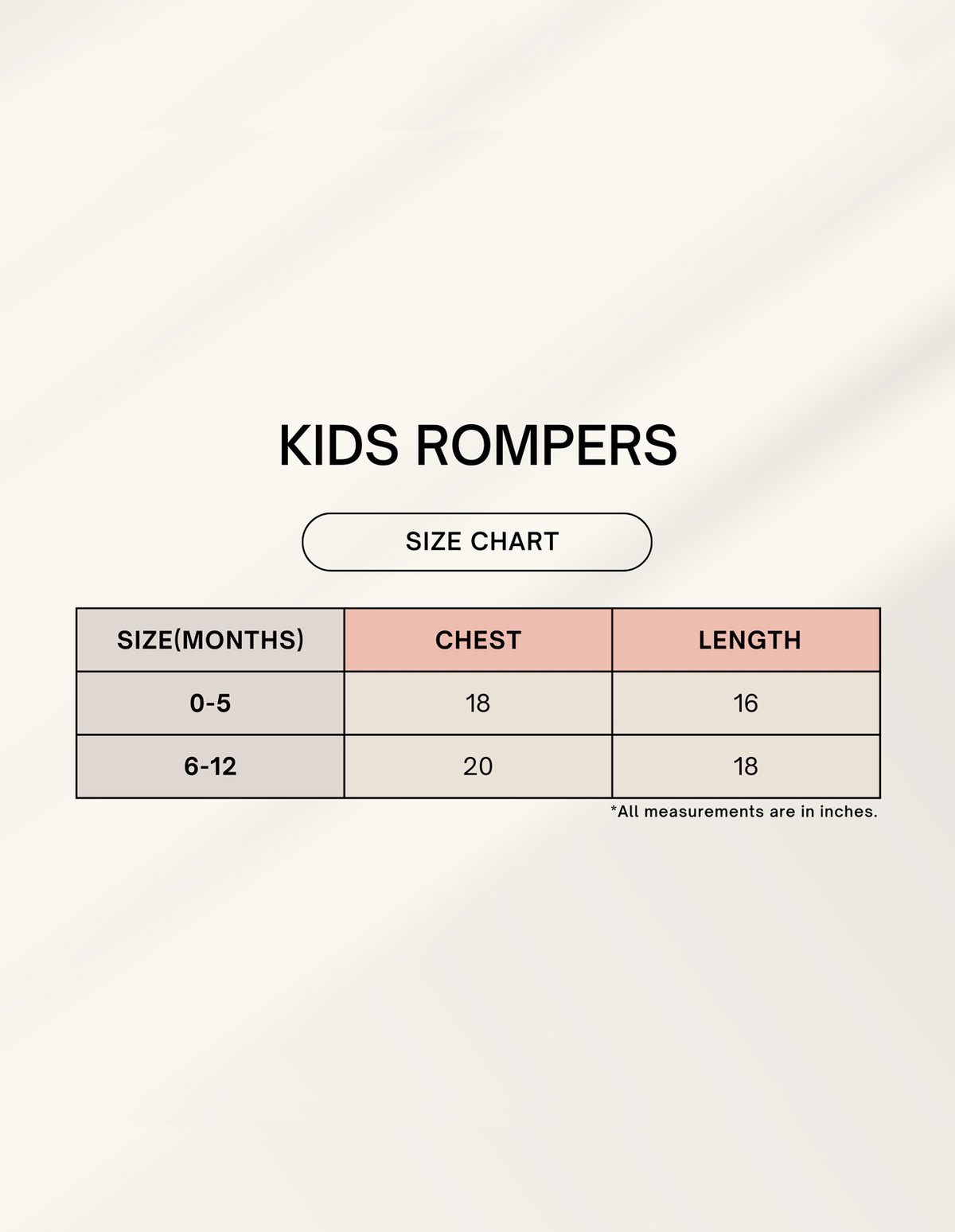 Color_Size Chart
