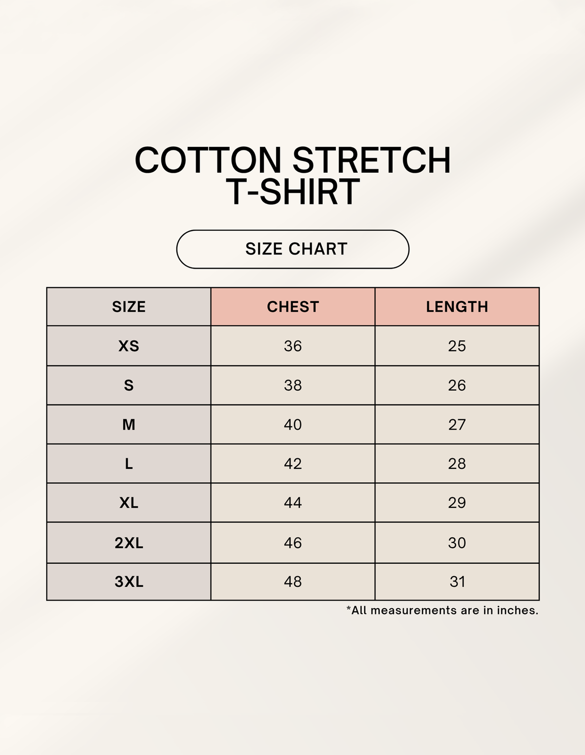 Color_Size Chart