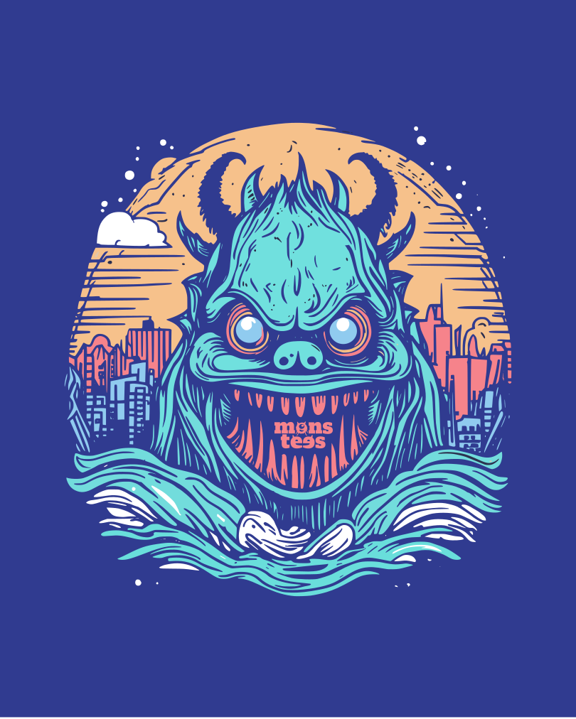 Blue Monster Boys(7-14Y)
