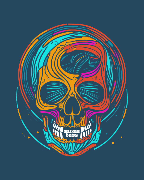 Colourful Skull Boys(7-14Y)