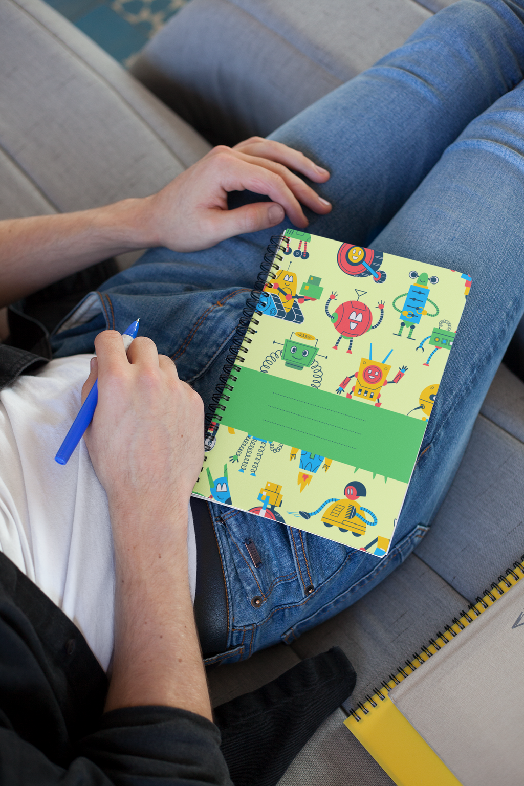Green Robot Notebook A5