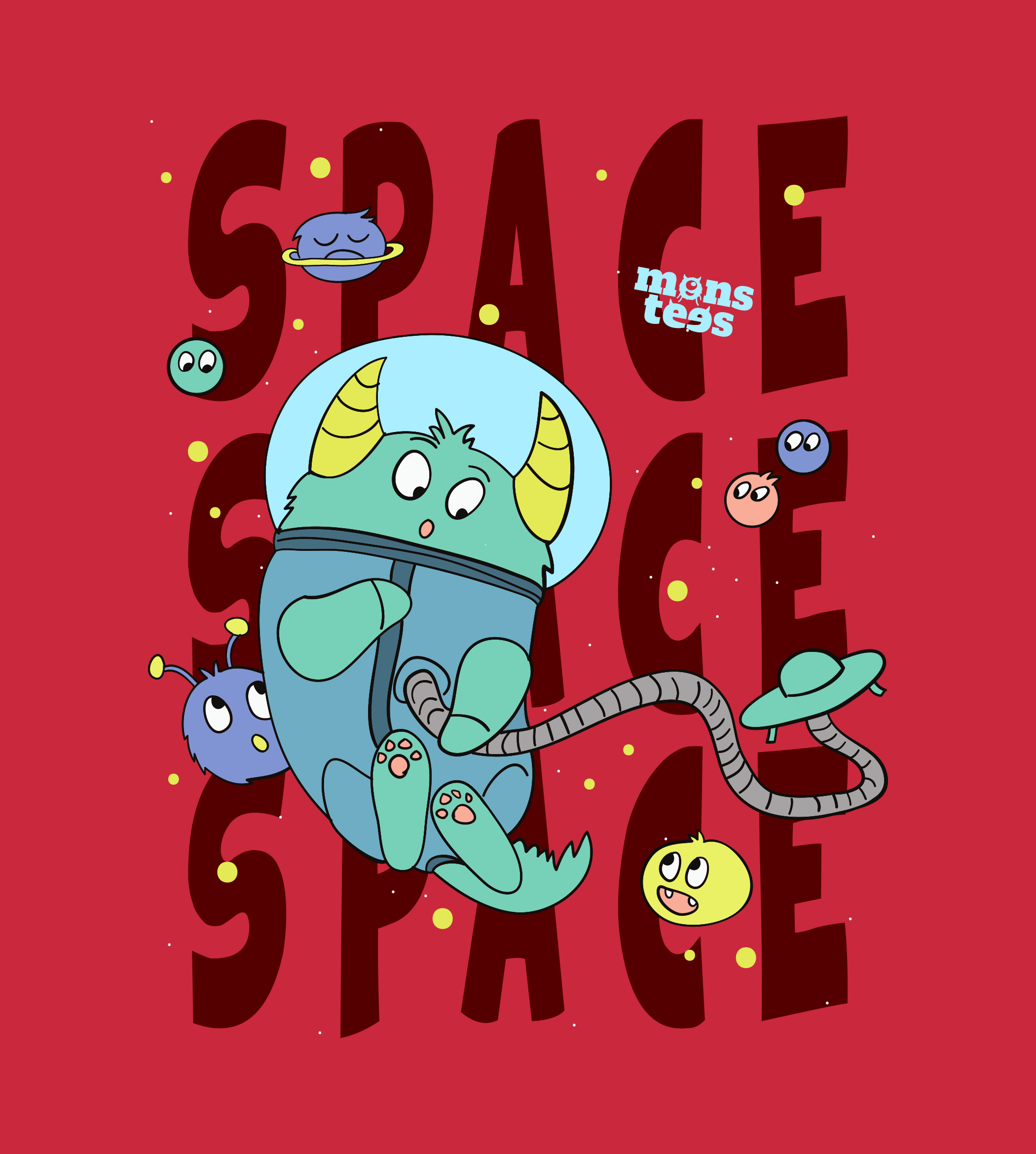 Monsta Space Boys(1-6Y)
