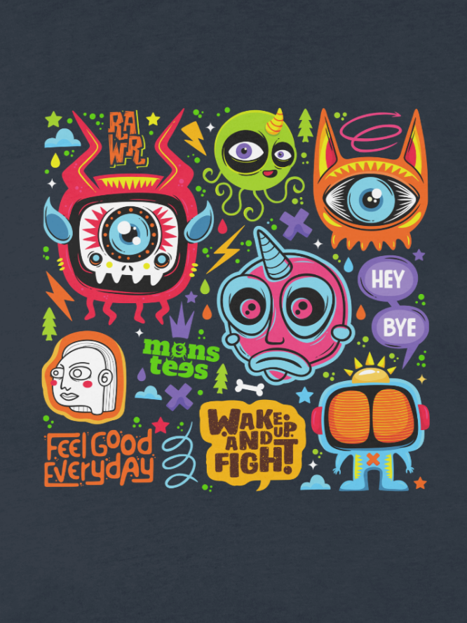 Monster collage