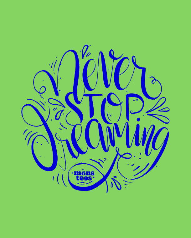 Never Stop Dreaming Girls(7-14Y)