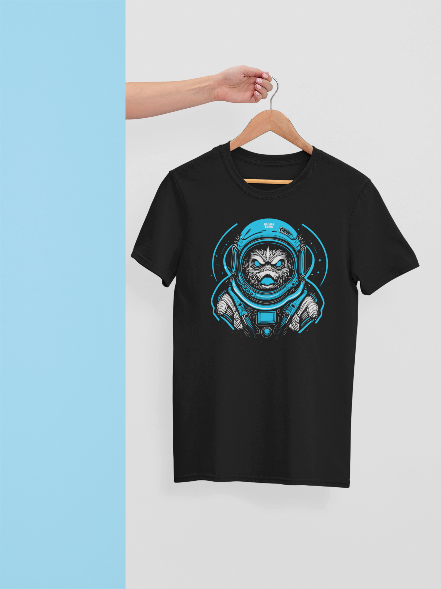 White And Blue Monstronaut Boys(7-14Y)