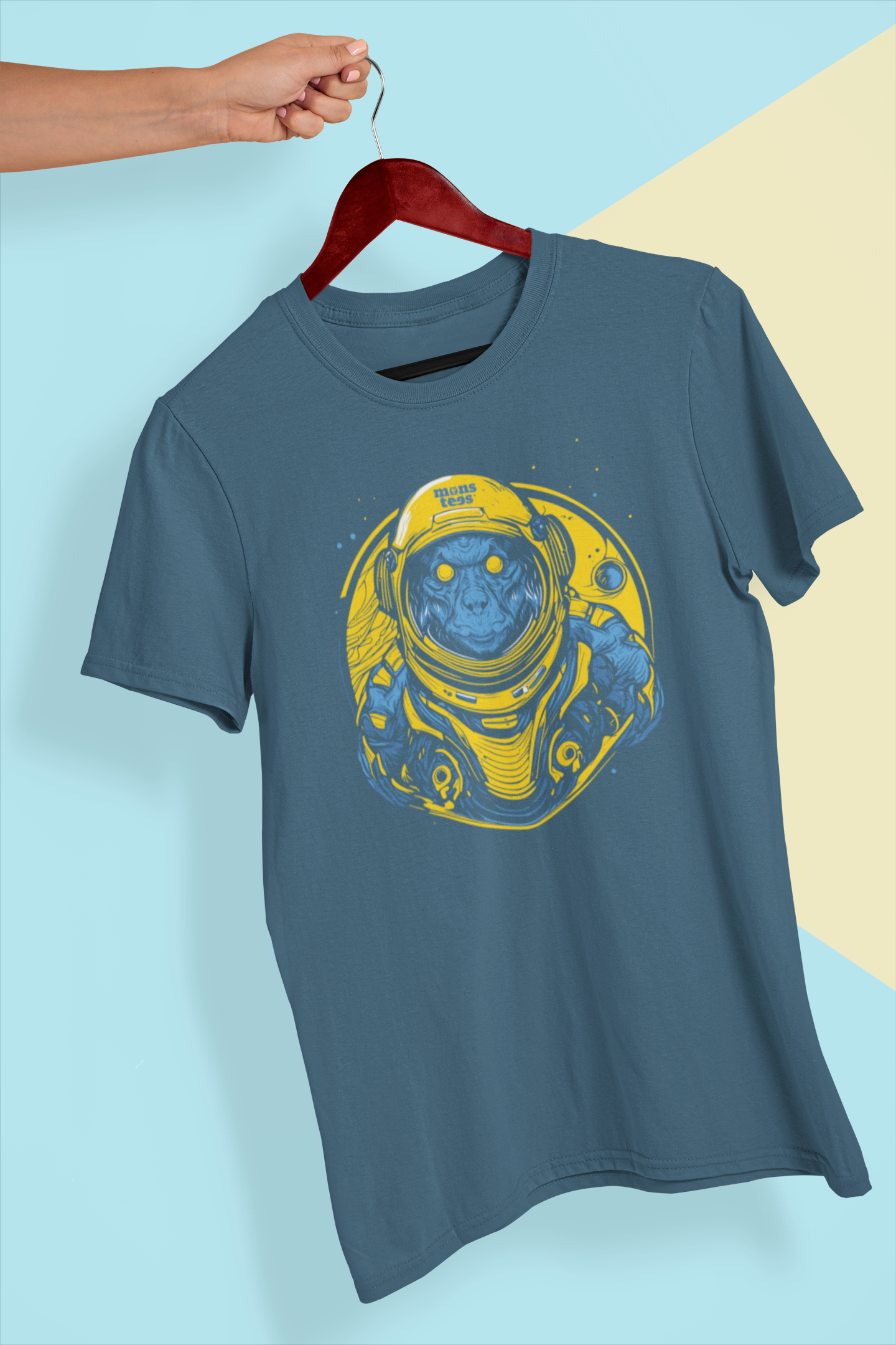 Yellow Blue Space Monster Boys(7-14Y)