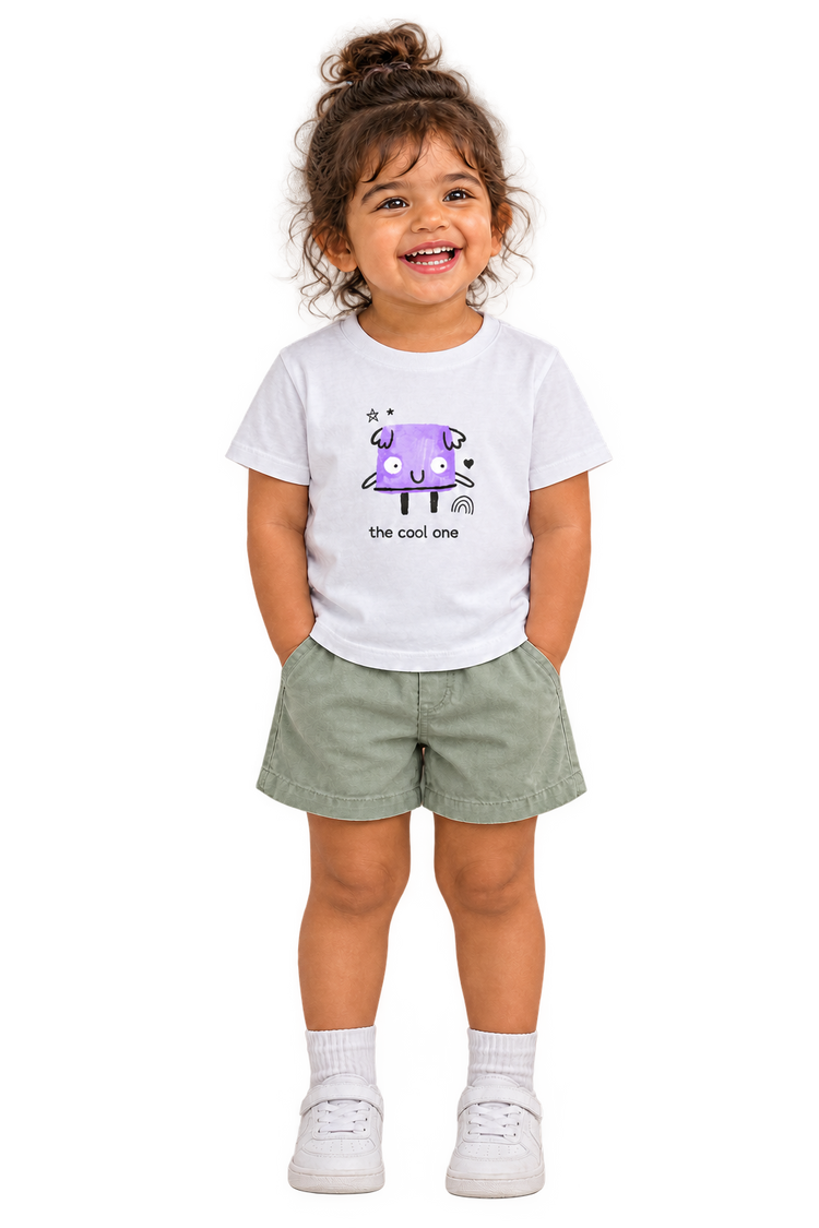 Anaya front in The cool one tee, no cap