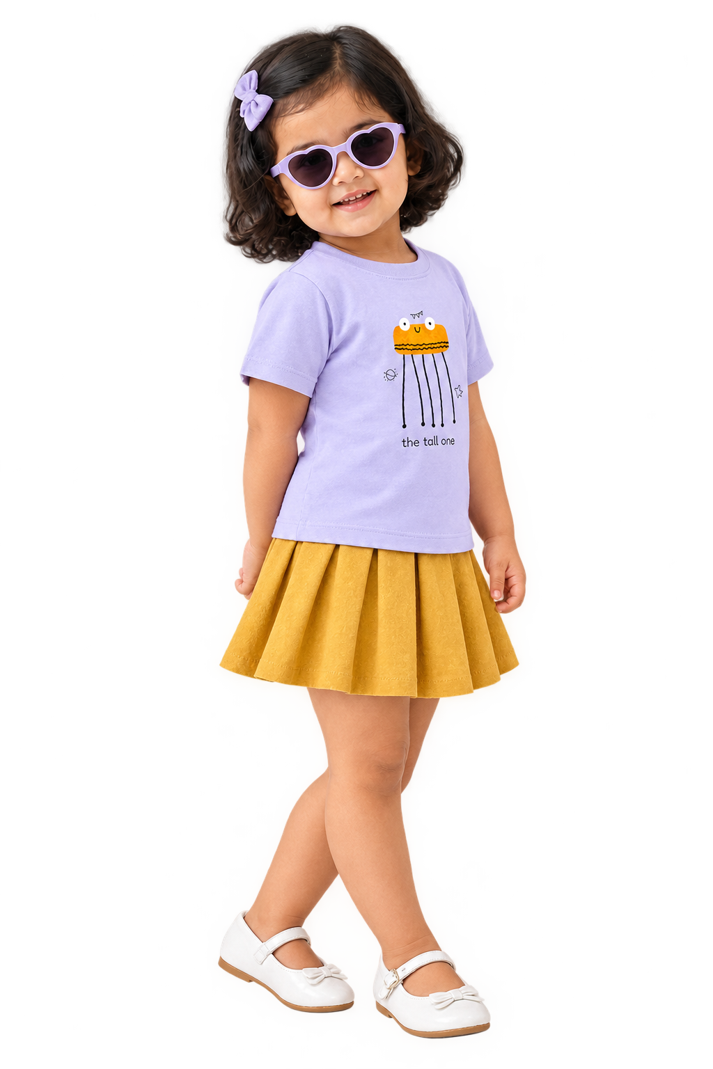 Anaya in the tall one tee, three-quarter