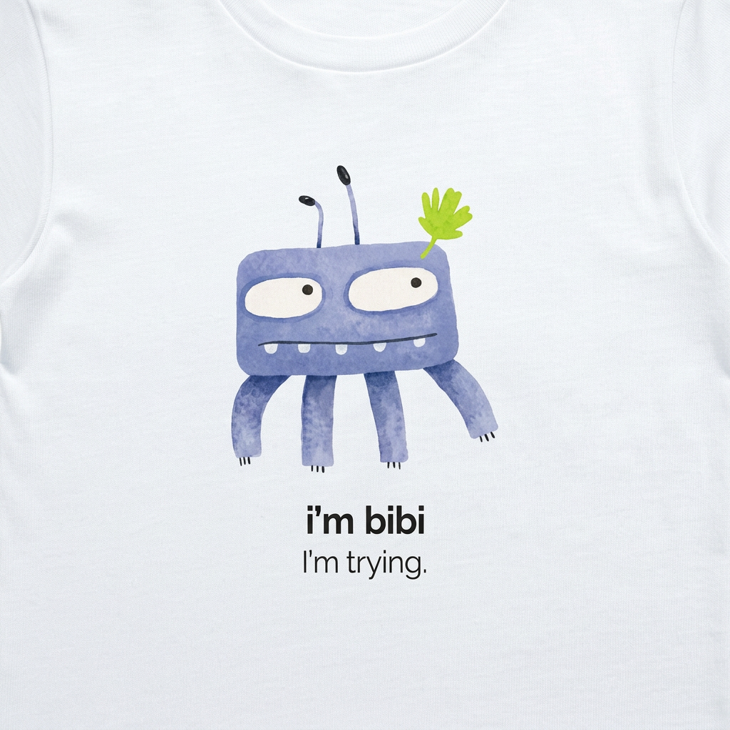 Bibi print close-up