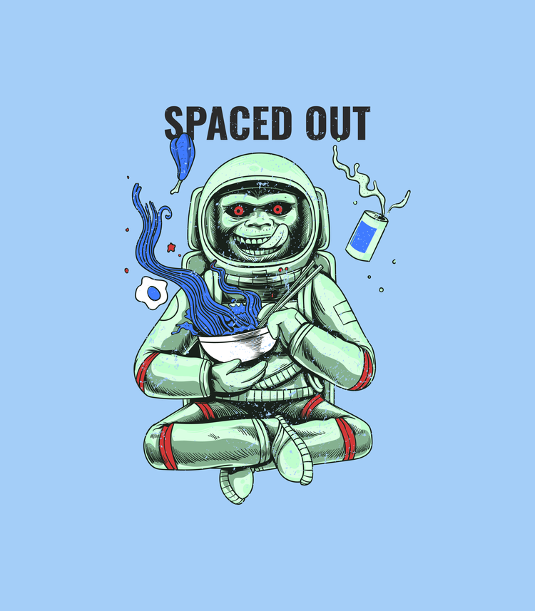 Spaced out cotton stretch