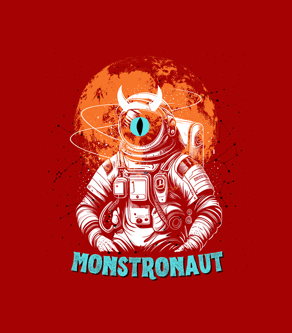 Monstronaut cotton stretch