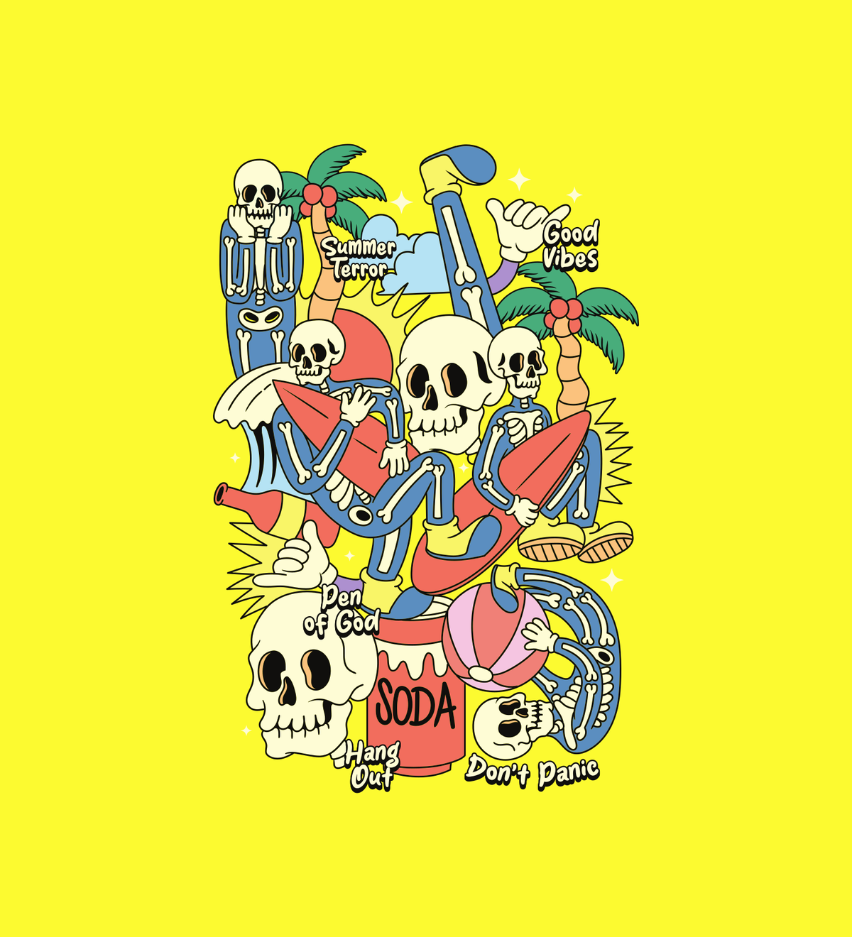 Skeleton summer