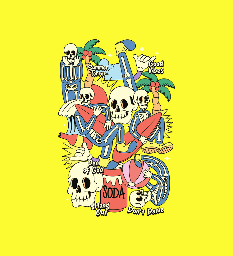 Skeleton summer