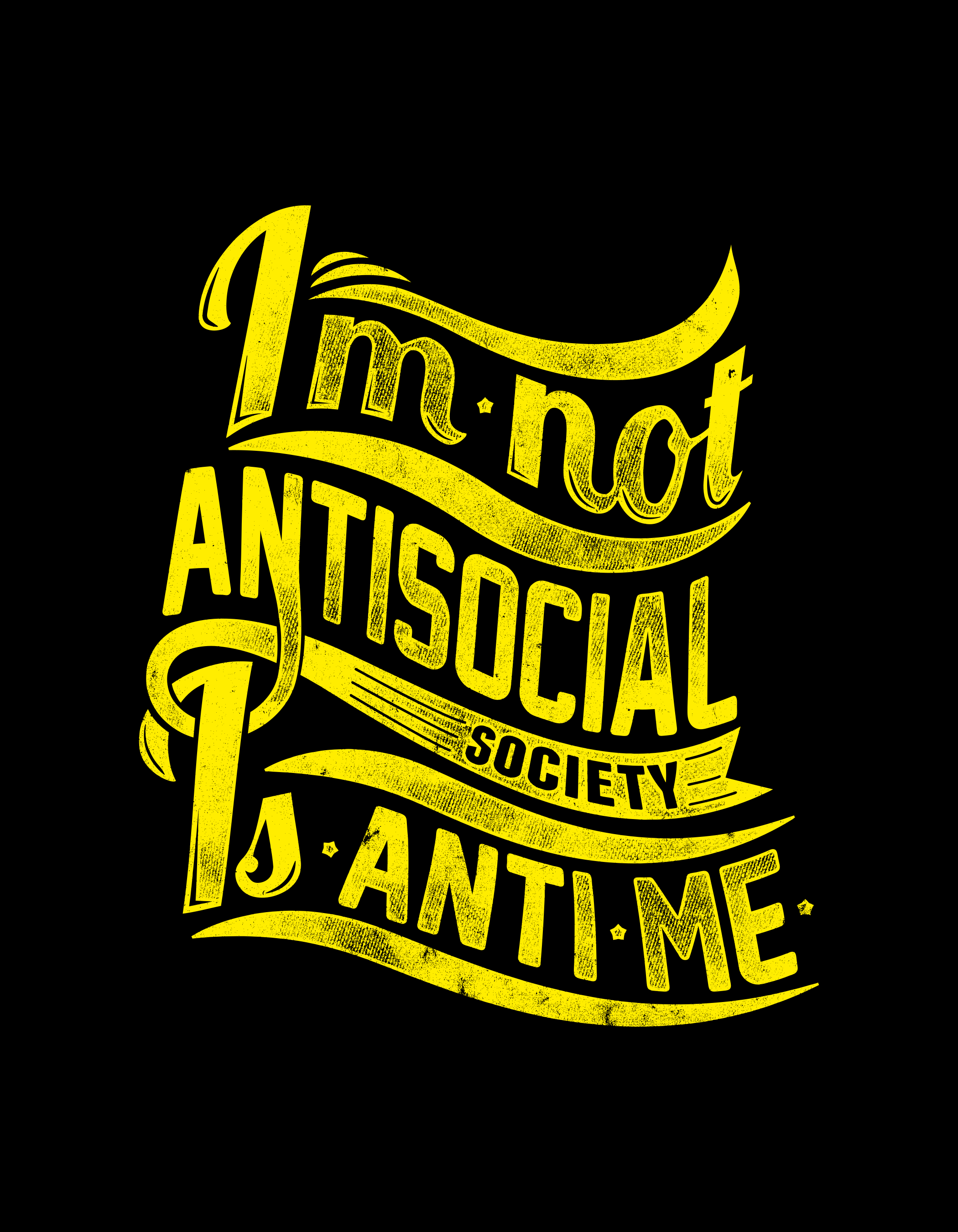 I am not antisocial
