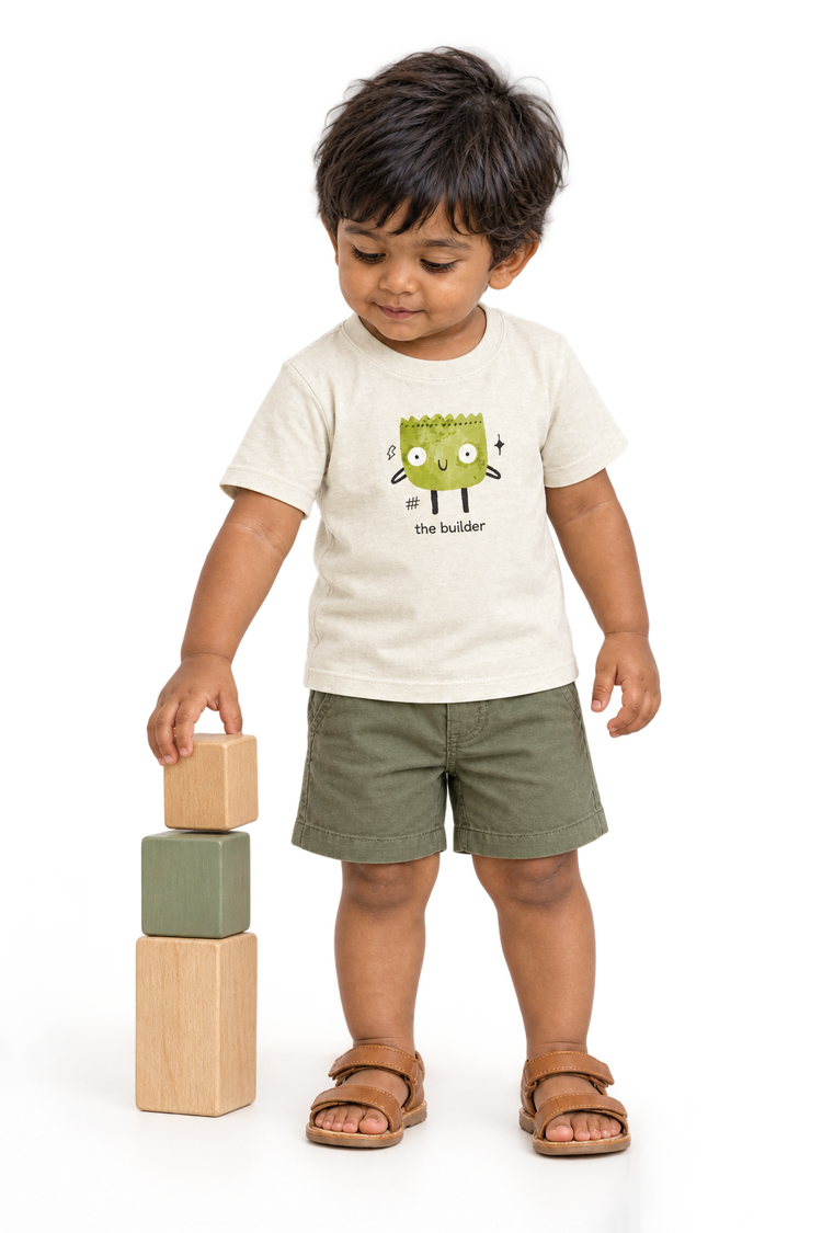 Dev stacking blocks, The builder
