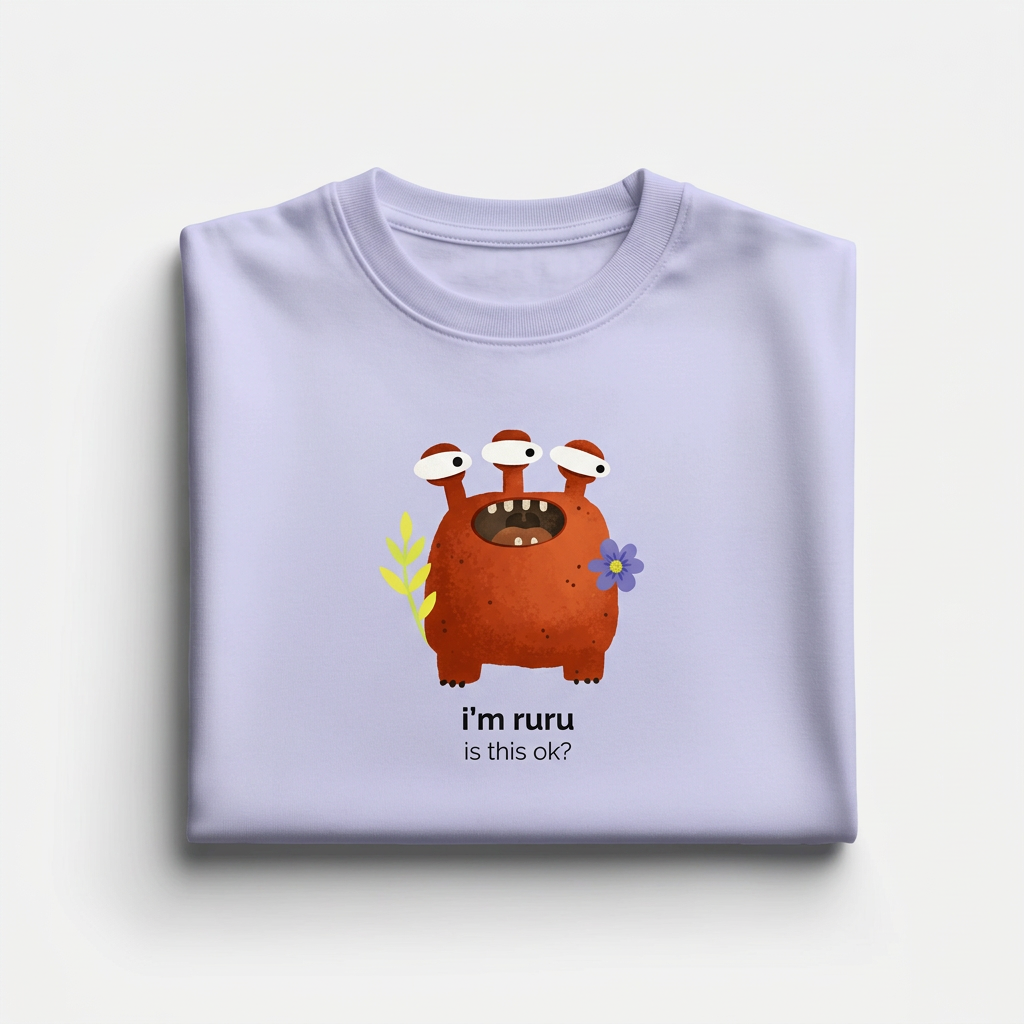Folded Ruru tee