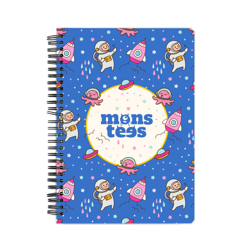 Blue Space Notebook A5