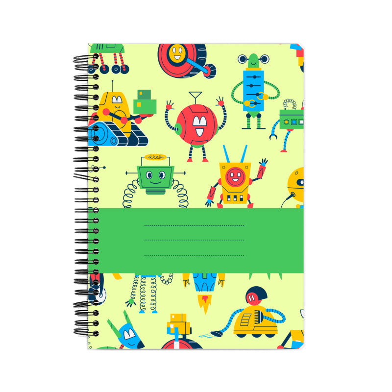 Green Robot Notebook A5