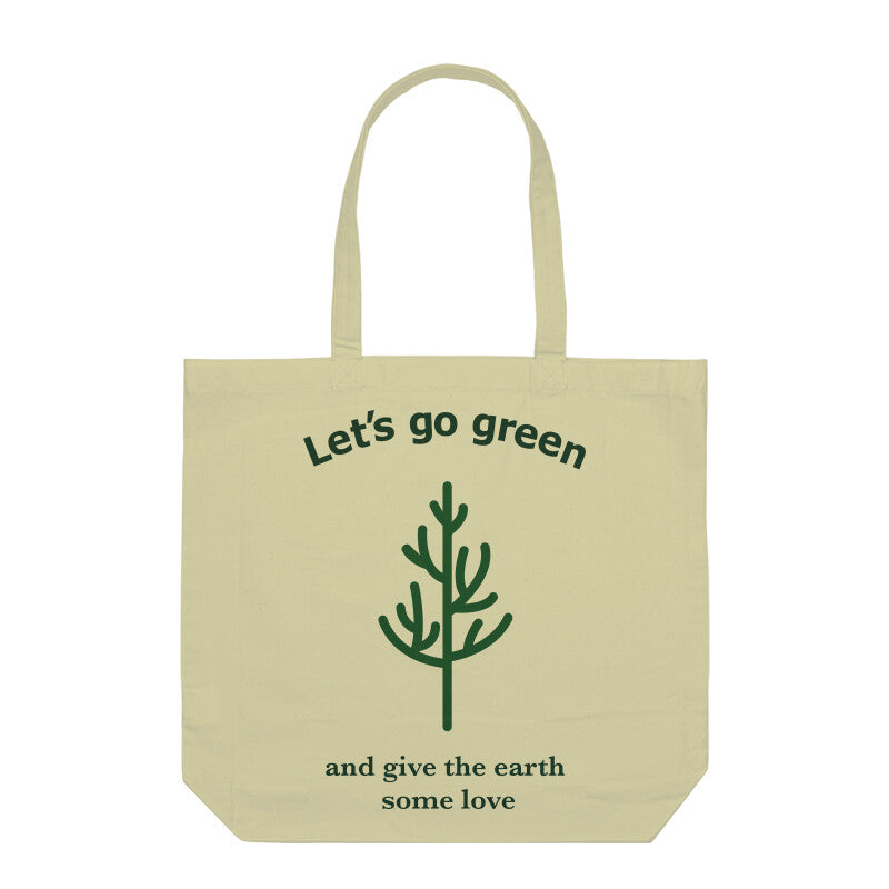 Let's_go_green_tote_bag_with_zipper