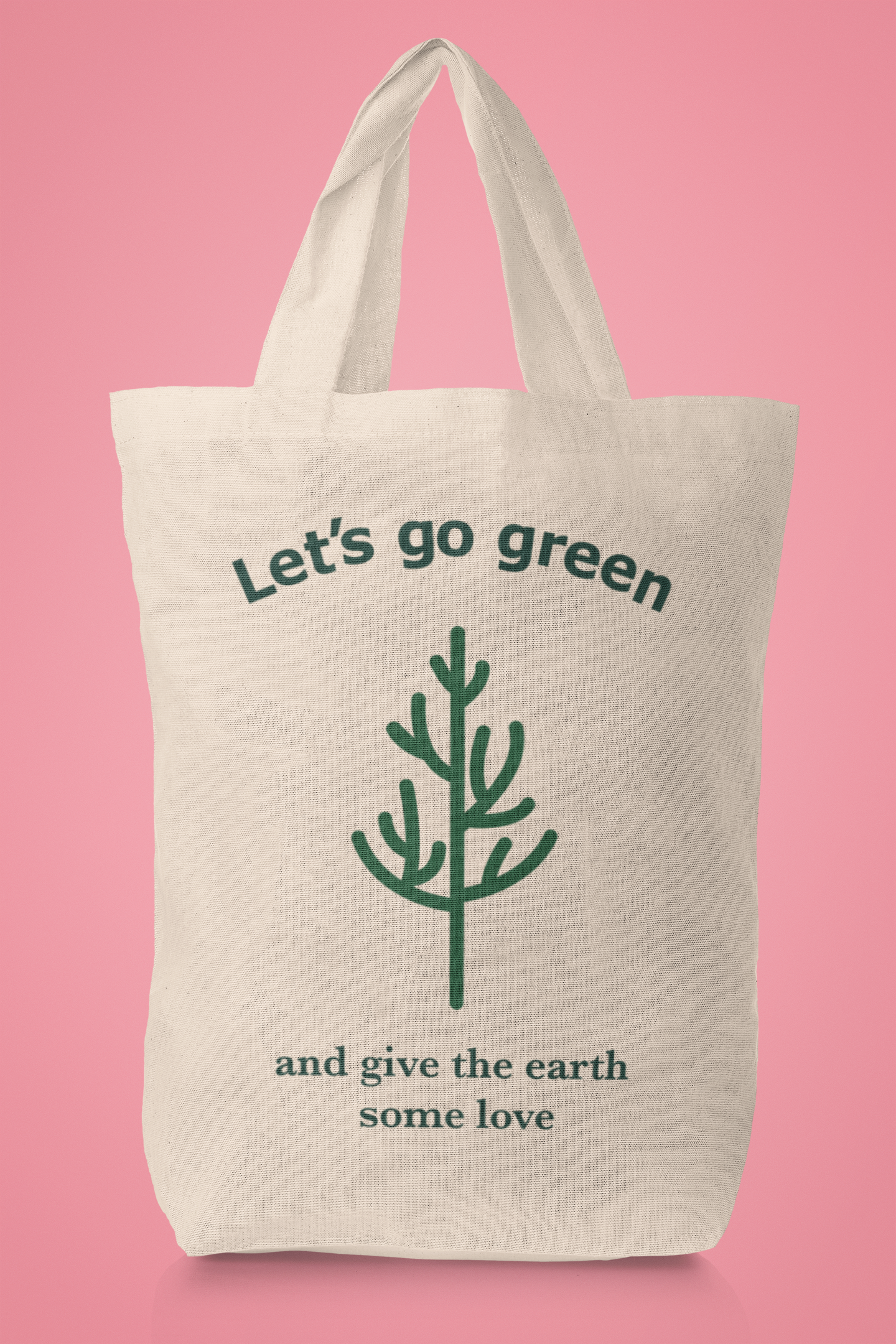 Let's_go_green_tote_bag_with_zipper