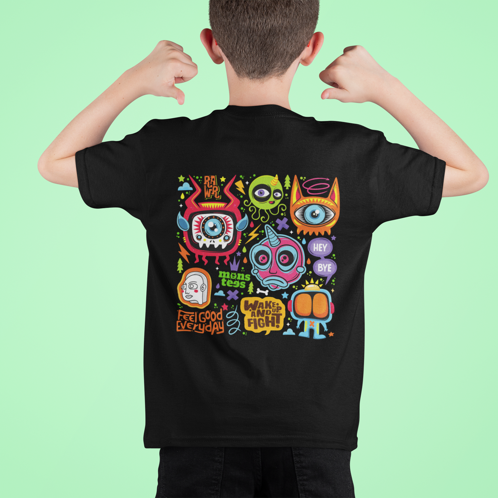 Monster Collage Boys(7-14Y)