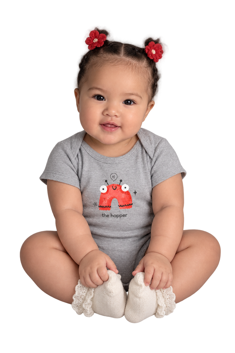Piyu hopper, holding her toes