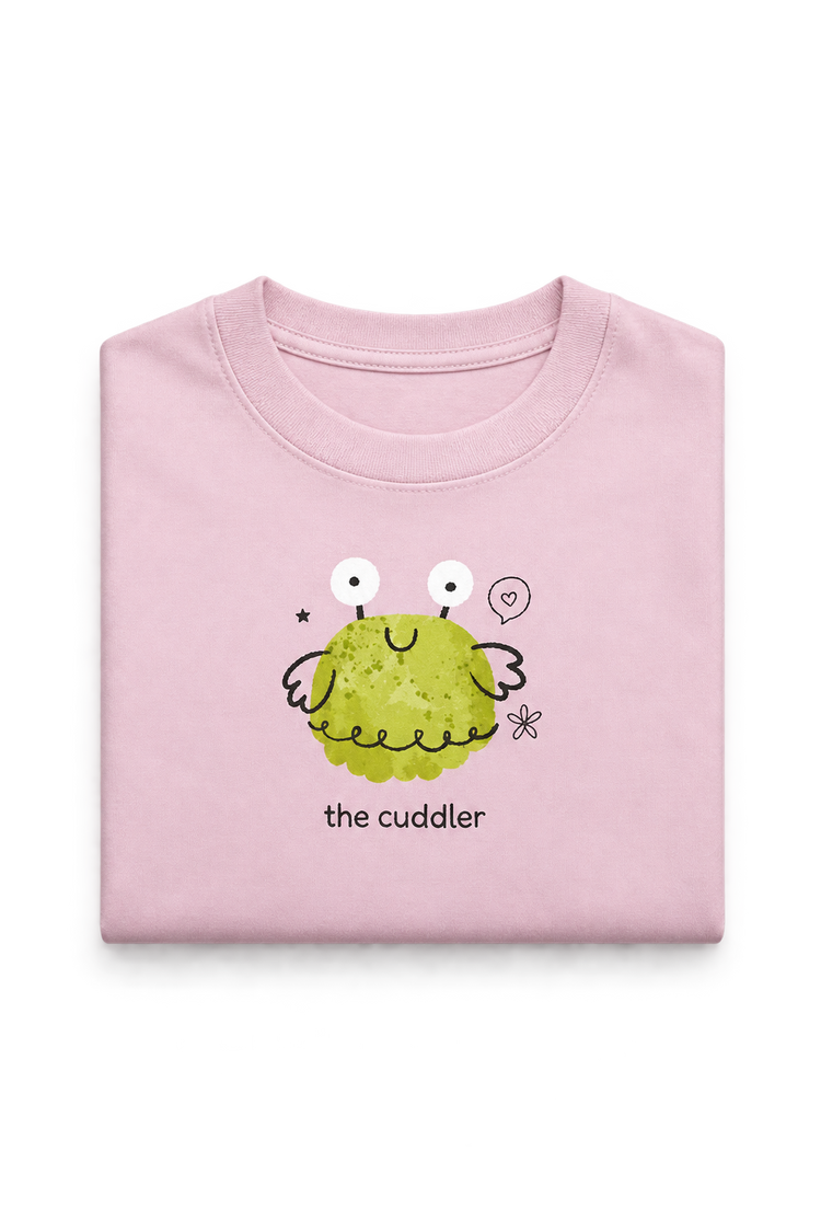 The cuddler folded